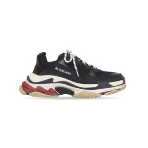 Balenciaga Triple S- Black White Red