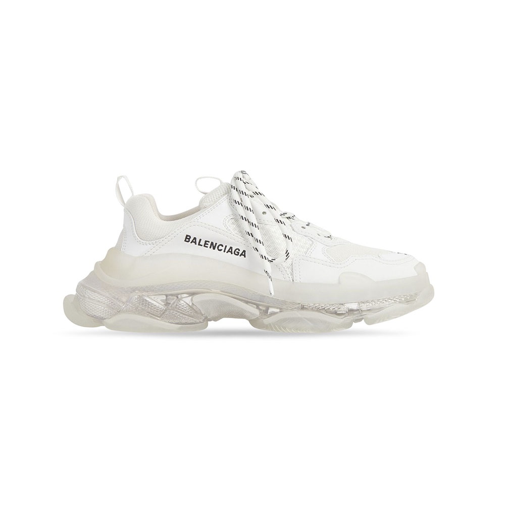 Balenciaga Triple S- Clear Sole White