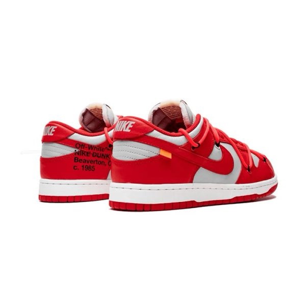 Nike Dunk- Off White University Red - Imagen 3
