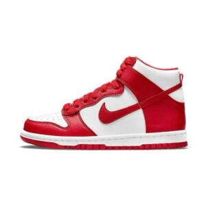 Nike Dunk High- Championship White Red