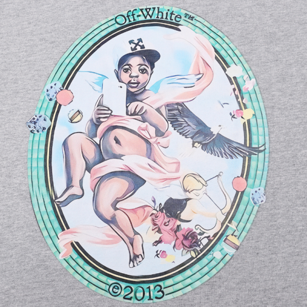 Camiseta Off-White Gris - Imagen 3