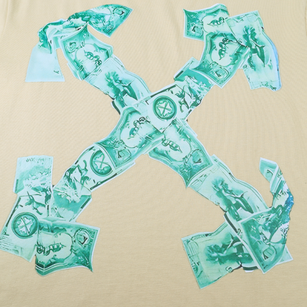 Camiseta Off-White Beige - Imagen 4