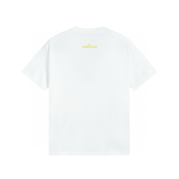 Camiseta Stone Island – Blanca - Imagen 2