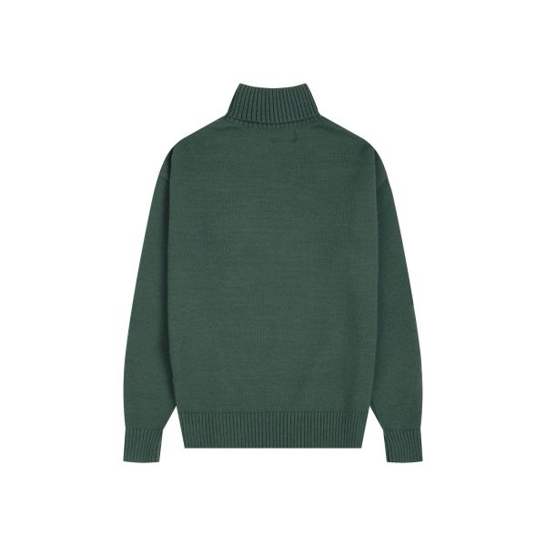 Jersey Ami Paris – Verde de Cuello Alto - Imagen 2