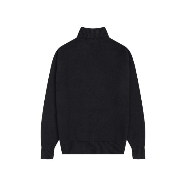 Jersey Ami Paris – Negro de Cuello Alto - Imagen 2