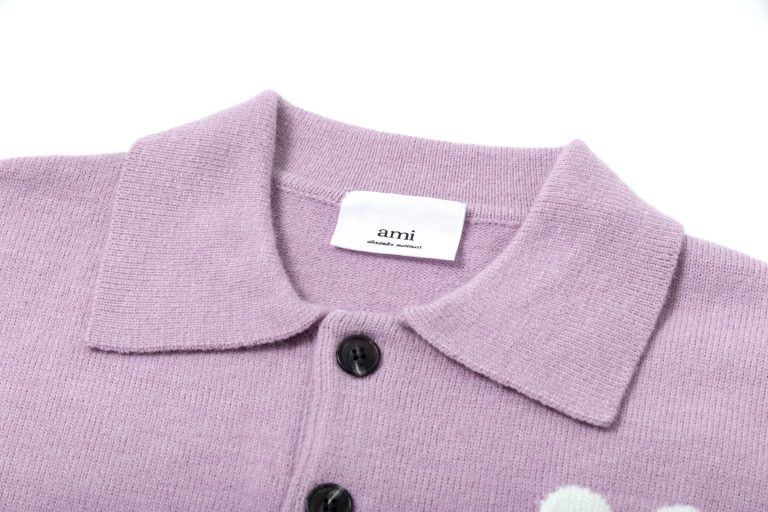 Jersey/Polo Ami Paris – Rosa - Imagen 3