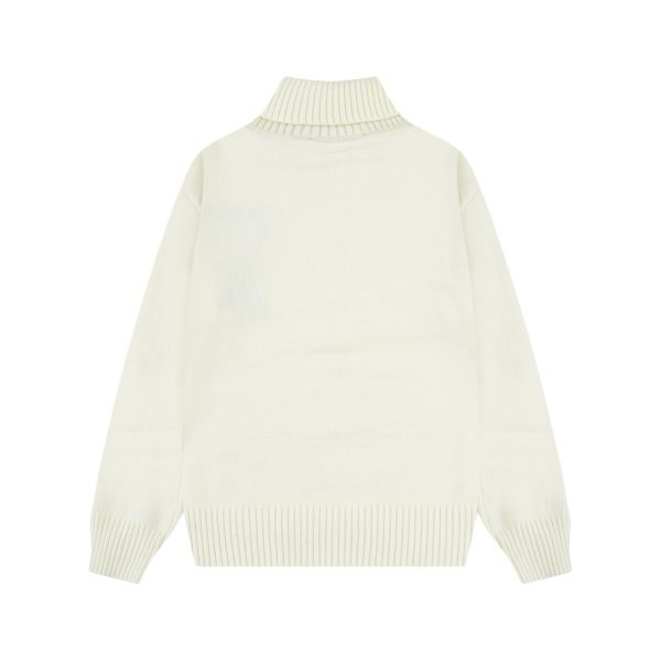 Jersey Ami Paris – Blanco de Cuello Alto - Imagen 2