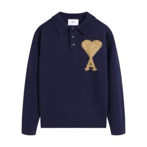 Jersey/Polo Ami Paris – Azul Marino