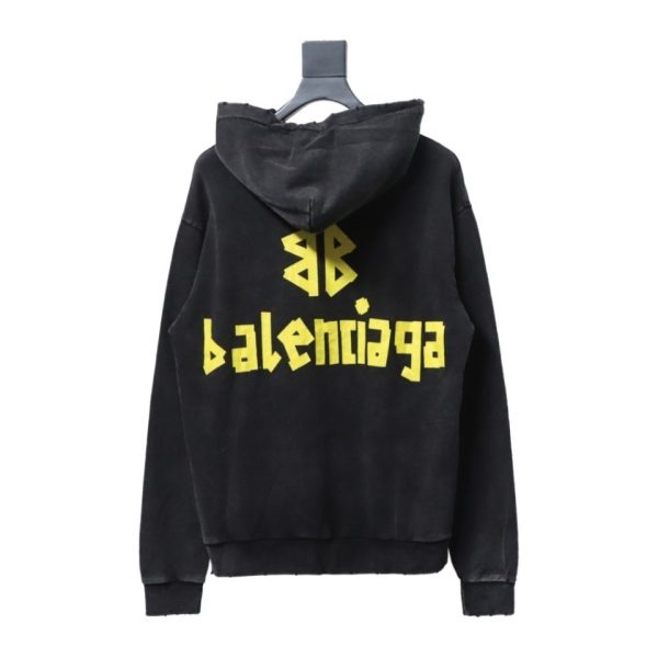 Sudadera Balenciaga – Negra - Imagen 2