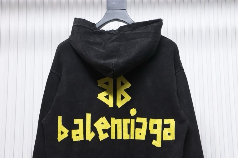 Sudadera Balenciaga – Negra - Imagen 4