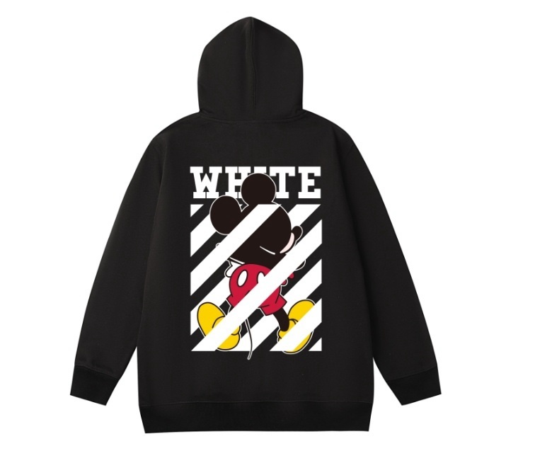 Sudadera Off-White – Negra “Mickey” - Imagen 2