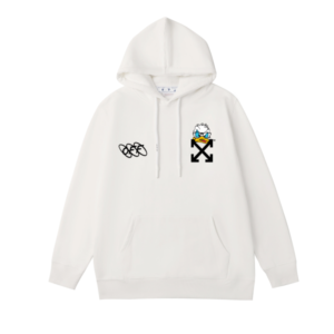 Sudadera Off-White – Blanca “Donald Duck”