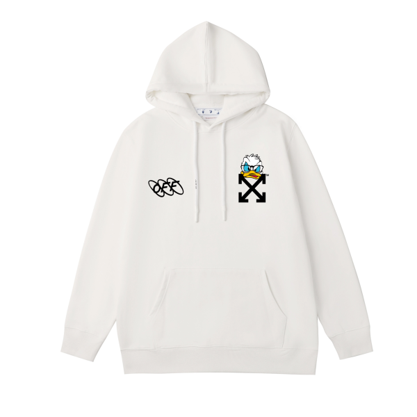 Sudadera Off-White – Blanca “Donald Duck”
