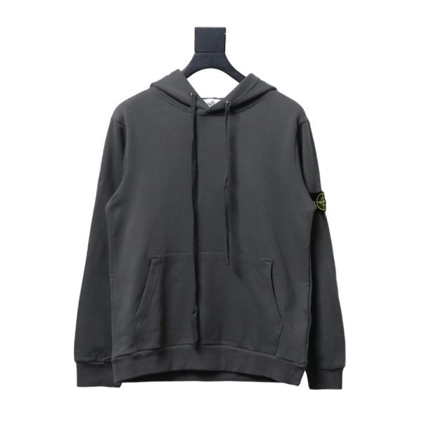 Sudadera Stone Island – Gris Oscuro