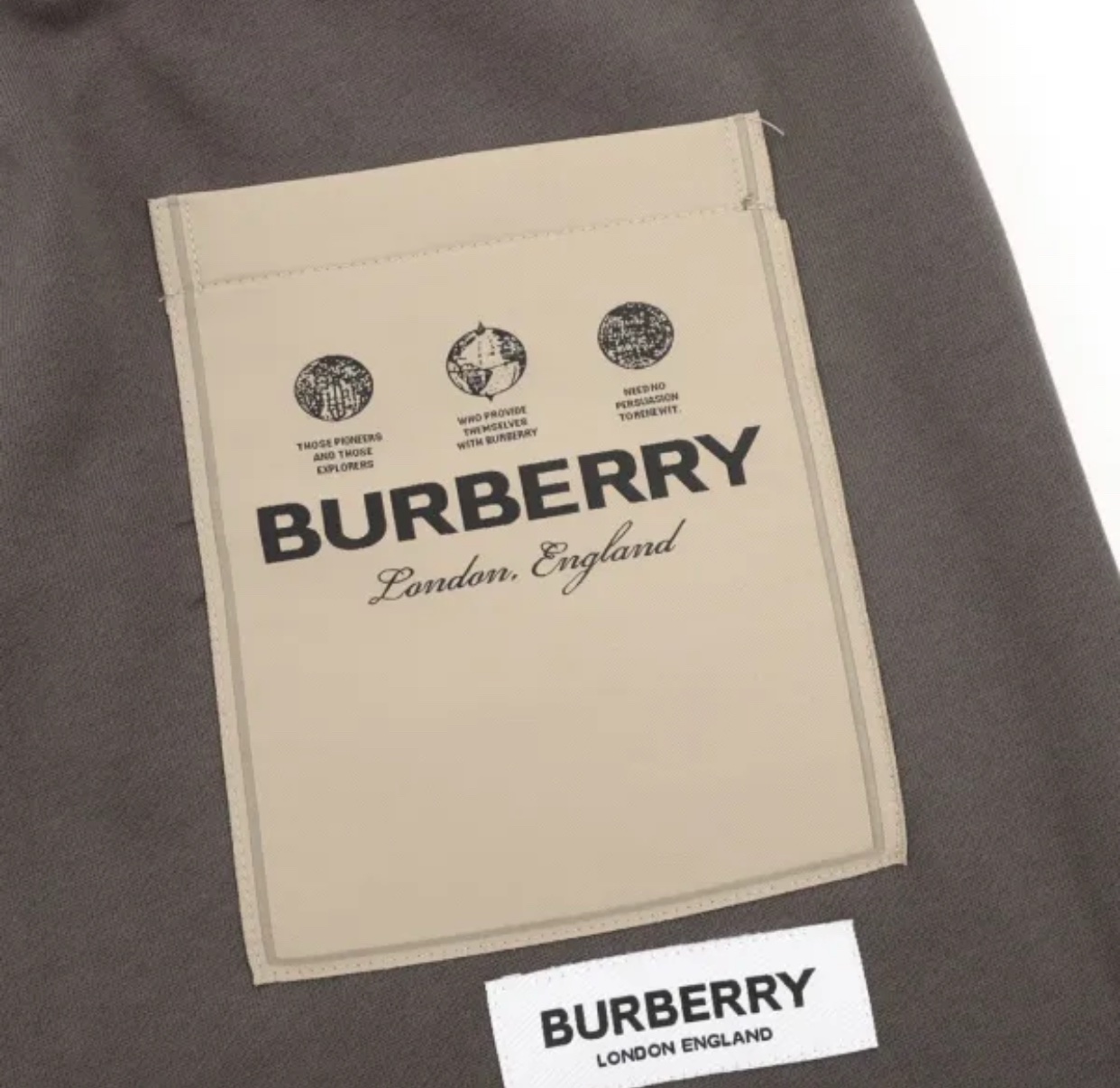 Pantalon Corto Gris – Burberry - Imagen 5