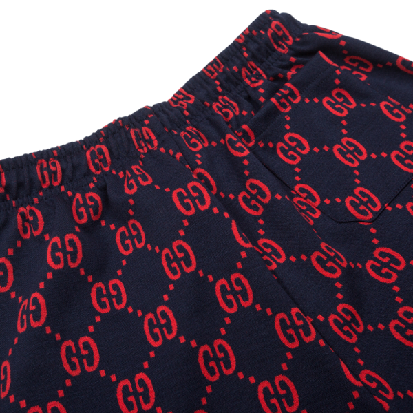 Pantalon Corto – Gucci Monogram Classic Rojo - Imagen 3