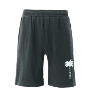 Pantalones Cortos Palm Angels – Negros de Chándal Palmera