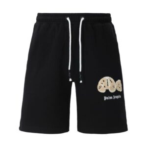 Pantalones Cortos Palm Angels – Negros de Chándal Oso