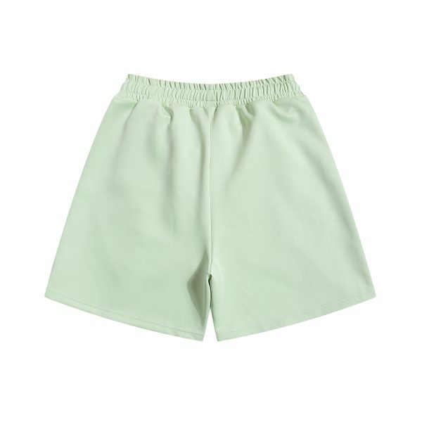 Pantalones Cortos Palm Angels – Verde Claro con Logo - Imagen 2