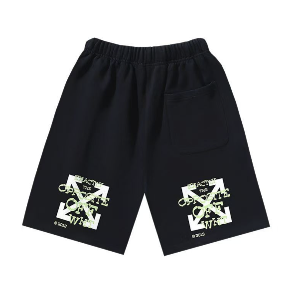 Pantalones Cortos Off-White – Negros - Imagen 2